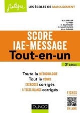 Score IAE-Message - 3e éd. - Tout-en-... - Marie-Virginie Sp... - V2128288