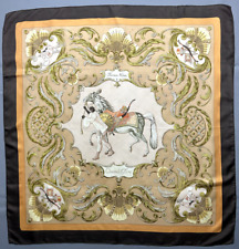 Authentique foulard Hermès " Cheval Turc "  / Authentic  Hermès scarf 