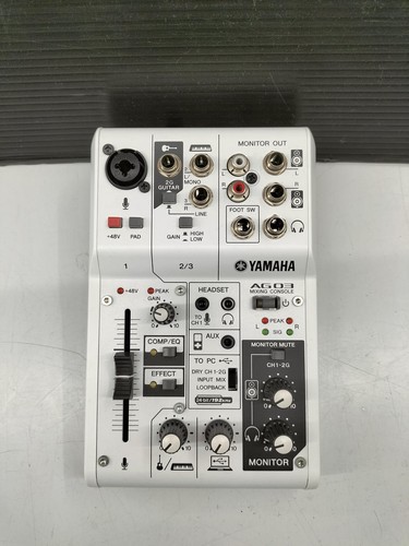 Yamaha ag03 usb audio - 3-ch,