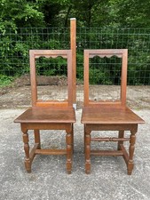 2 chaises toutes en bois