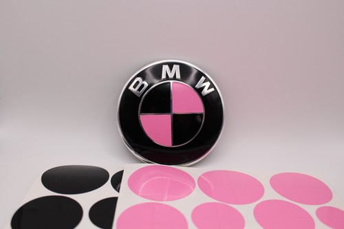 Black and pink emblem - black,