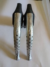 Paire de leviers de freins CLB vélo course enfant vintage ancien aluminium