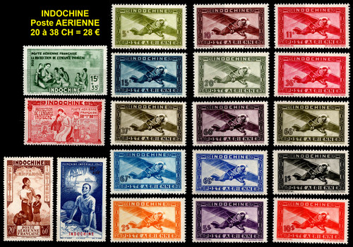 Indochine poste aerienne - :,