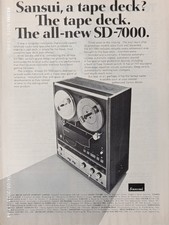 SANSUI vintage Print Ad !! " SD-700 Reel-to-Reel tape Recorder "