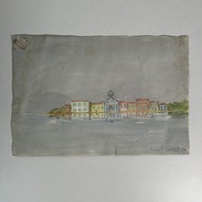 Tableau, aquarelle de Venise