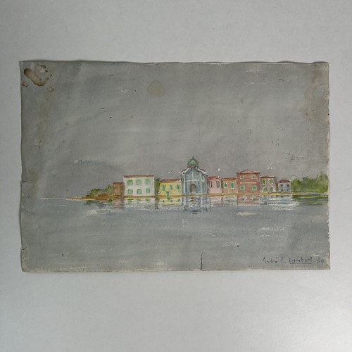 Tableau aquarelle venise - aquarelle, de