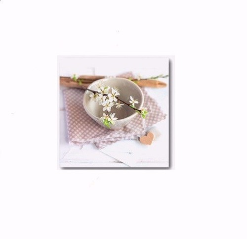 Cadre toile tableau zen fleur