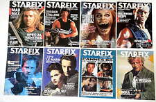 Lot 8 x magazines Starfix n°28 à 38 Revue cinéma fantastique 1985 - 1986