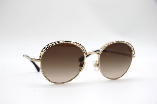 Chanel pearl round sunglasses - chanel,