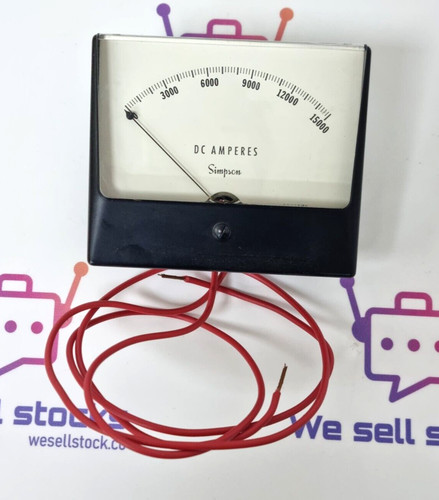 Simpson 5vdc ampèremètre - fs=5vdc,