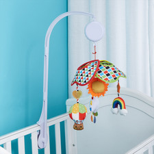 Mobile musical rotatif pour berceau, musique douce et portable, idéal pour