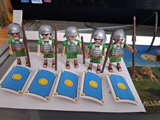 PLAYMOBIL 70934 , 5 LEGIONNAIRES ROMAIN ASTERIX LANCE CASQUE BOUCLIER ( 110 )