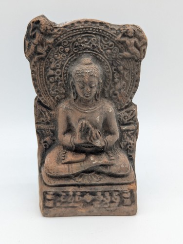 Statue terre cuite tibet - terre,