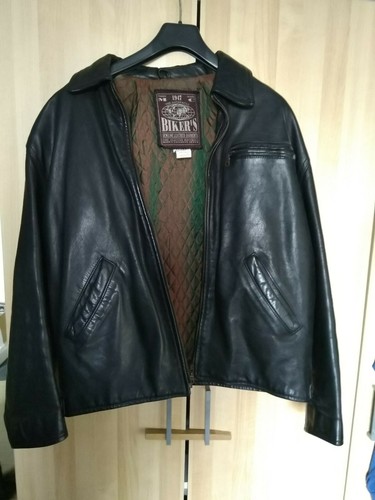 Blouson cuir veritable - en,