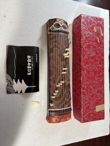 New miniature japanese koto - new,