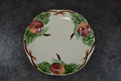 Ancienne assiette barbotine - ancienne,