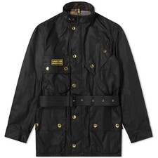 Veste En Cire Originale Barbour International Noire