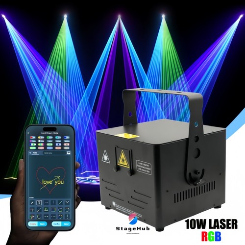 App control 10w rgb - control, ilda