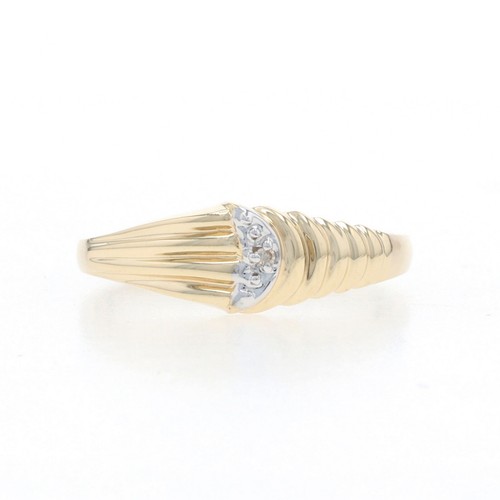 Bague jonc nœud jaune - bague, or