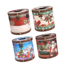 Boîte à Mouchoirs En Bois de