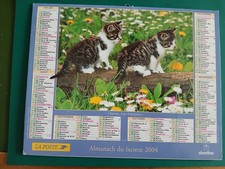 Calendrier Des PTT 2004 Chats 