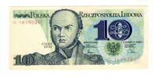 Pologne POLAND Billet 10