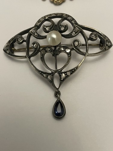 Broche ancienne 14 - or, k