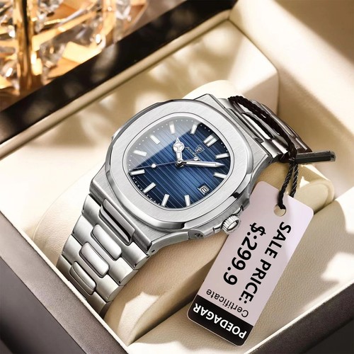 Montre homme poedagar - poedagar, carrée