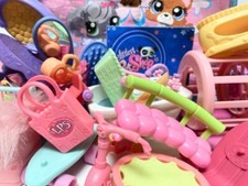Gros Lot #02 Gros Accessoires / Sac / Checklist LITTLEST PETSHOP / LPS HASBRO
