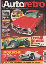 AUTO RETRO N°301 LOTUS SEVEN / TRIUMPH TR5 Pi / CITROEN DS CHAPRON / PORSCHE 911