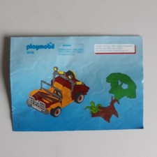 PLAYMOBIL NOTICE INSTRUCTION 3018 JEEP SAFARI