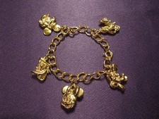 Disney Gold Tone Bracelet -