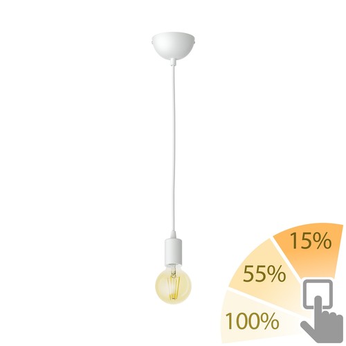 Suspension dori blanc - suspension, mat