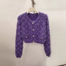 Gilet Court En Mohair