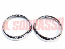 Cadres De Phare Chromés Fiat