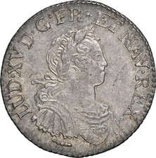 Louis XV Quart d'écu aux Huit