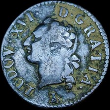 Monnaie Royale Louis XVI Liard