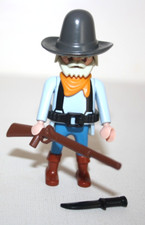PLAYMOBIL 3802 HOMME CHERCHEUR D'OR BARBE GRISE MINE D'OR MC LAREN'S WESTERN