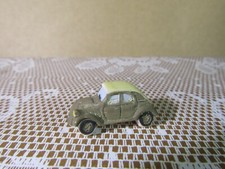49Z Fève Porcelaine Citroën 2 CV Prototype TPV Type A 1939 Vert L 3.2 cm