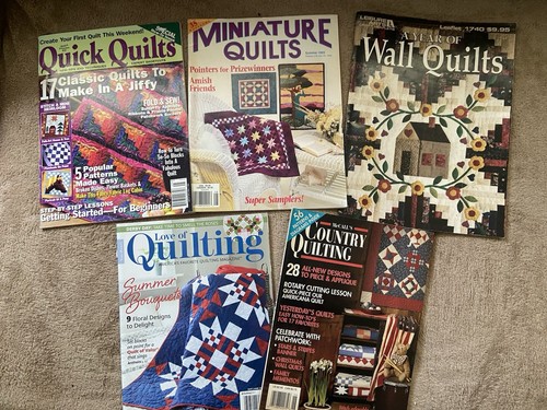 Lot quilting magazines - lot, 5