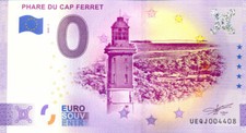 33 LEGE-CAP-FERRET Phare, 2020, Anniversaire, Billet Euro Souvenir
