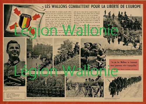 Poster légion wallonie - poster,