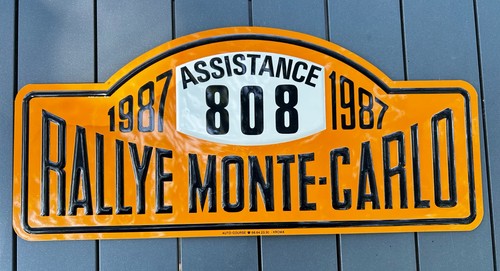 Plaque rallye monte - rallye, monte-carlo
