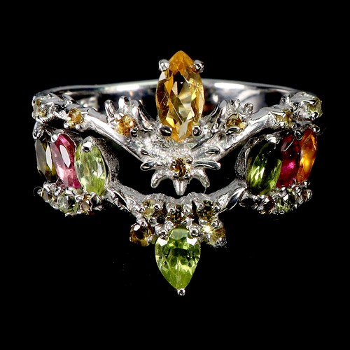 Bague argent 925 - 925, tourmaline