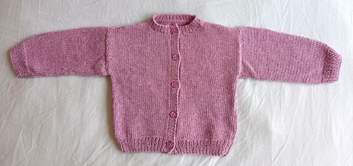 Gilet lilas rose mauve - rose.,