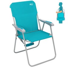 #WEJOY Chaise de Plage Pliable Fauteuil de Plage avec Dossier Haut Chaise de ...