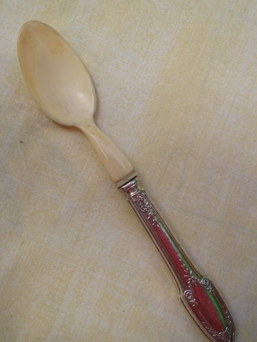 Cuillère ancienne argent - cuillère,