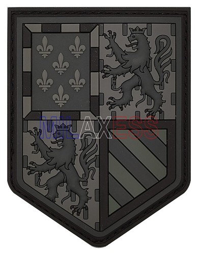 écusson pvc bourgogne franche - pvc,