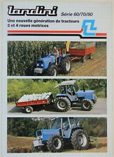 prospectus brochure tracteur LANDINI serie 60/70/80 traktor tractor trattori