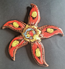 Vallauris, céramique murale émaillée "l’etoile de mer "circa 1960